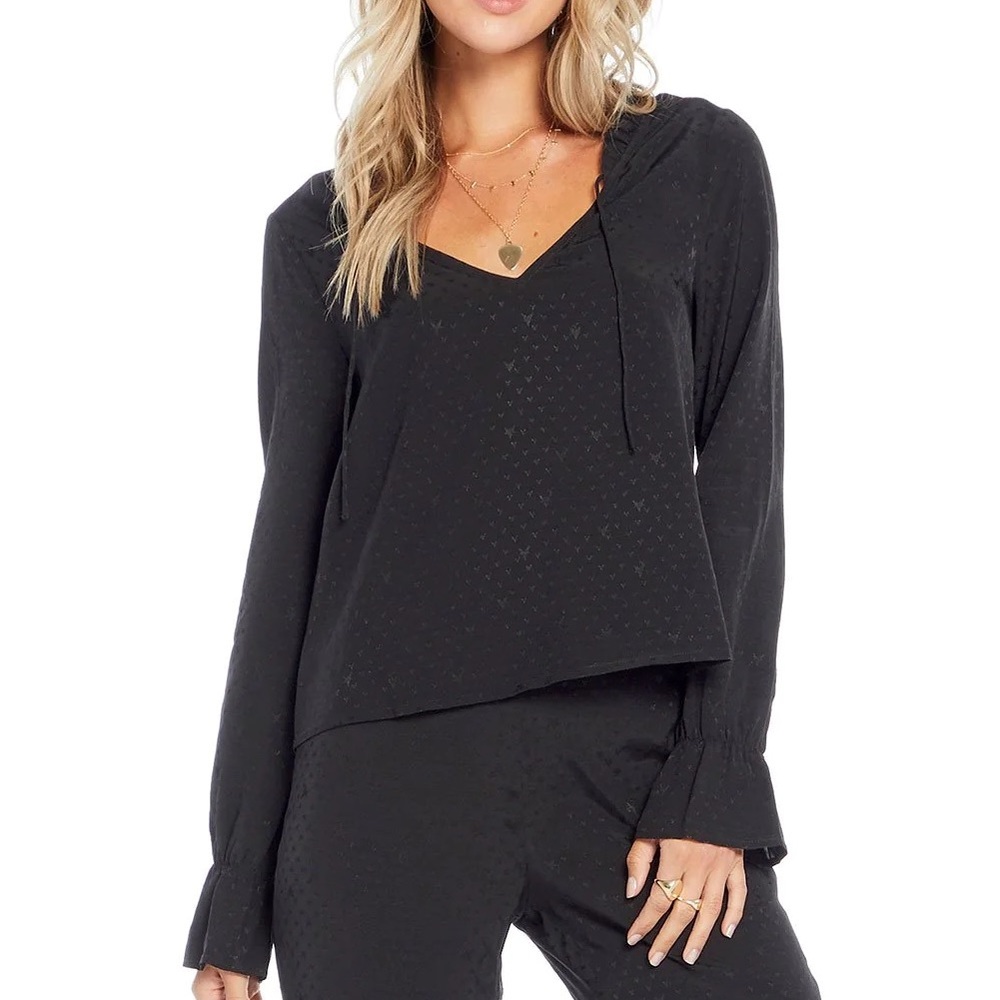 SALTWATER LUXE TASHA TOP in black with‎ stars